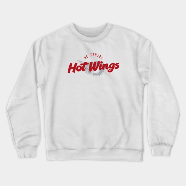 Vintage Style Hot Wings Crewneck Sweatshirt by SDCHT